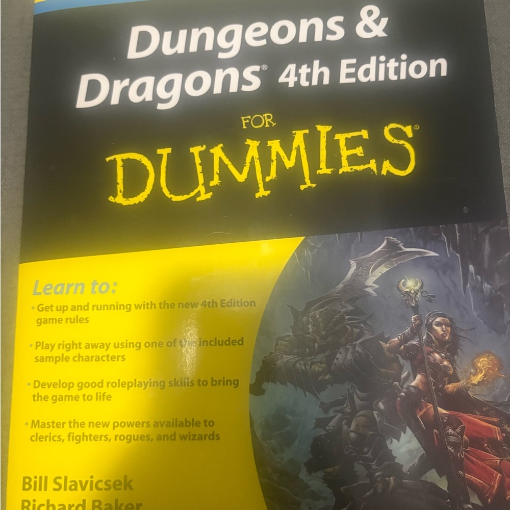 Dungeons & Dragons 4th Edition For Dummies Book